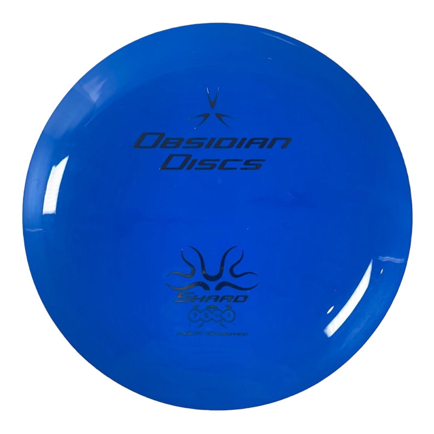 Obsidian Discs Shard | H9 | Blue/Gold 174g Disc Golf