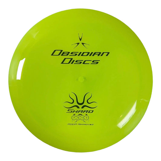 Obsidian Discs Shard | H9 | Yellow/Gold 174g Disc Golf