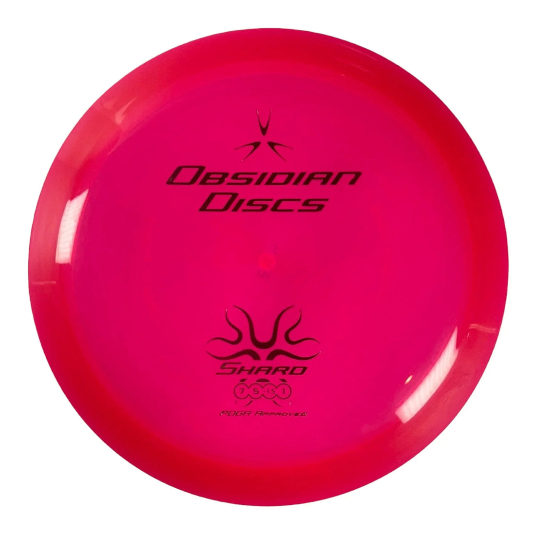 Obsidian Discs Shard | H9 | Pink/Gold 171 - 175g Disc Golf