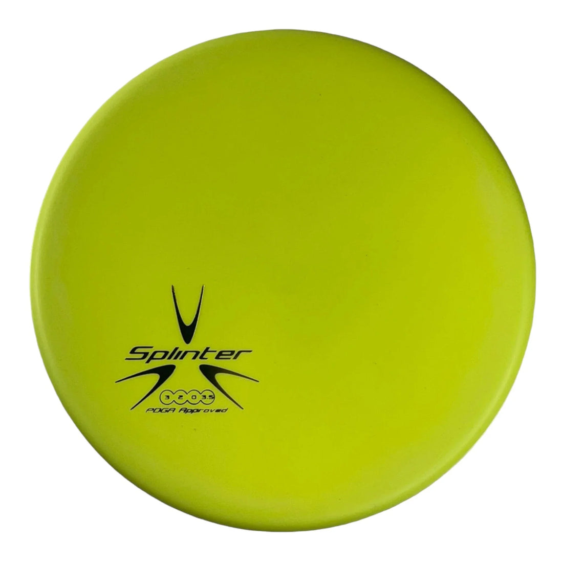 Obsidian Discs Splinter | G7 | Green/Gold 176g Disc Golf