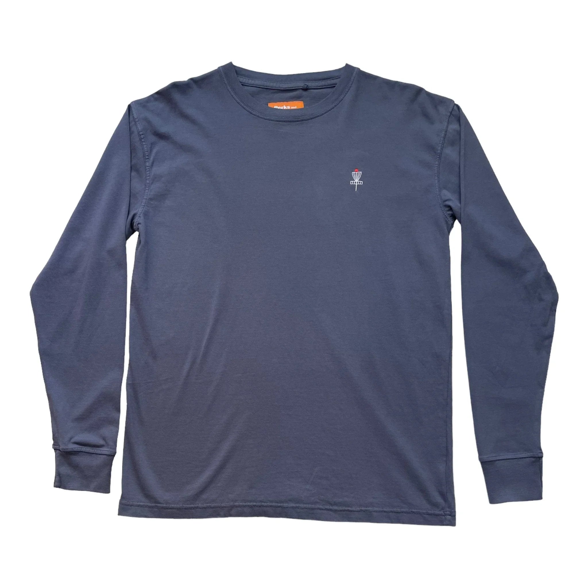 Perks and Re - creation Basket LS Tee | Blue Disc Golf