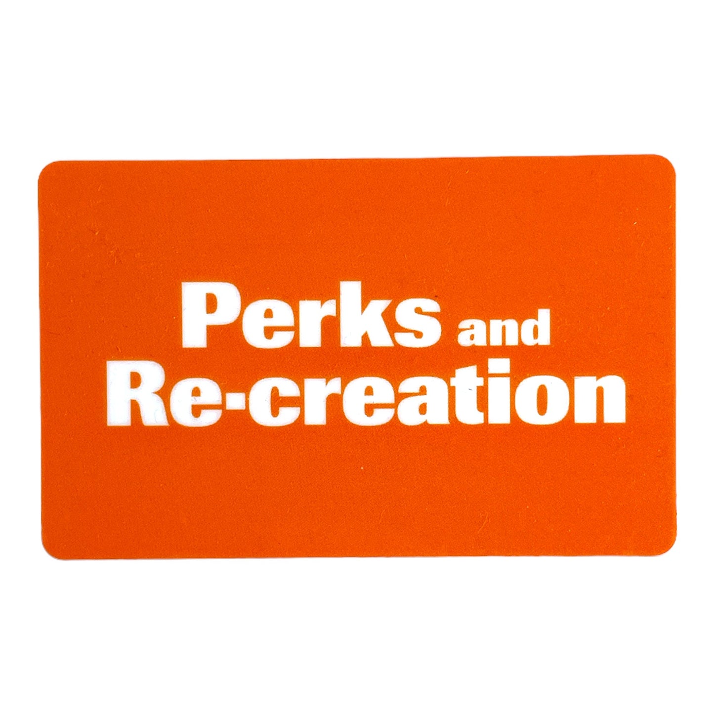 Perks and Re-creation Gift Card Disc Golf