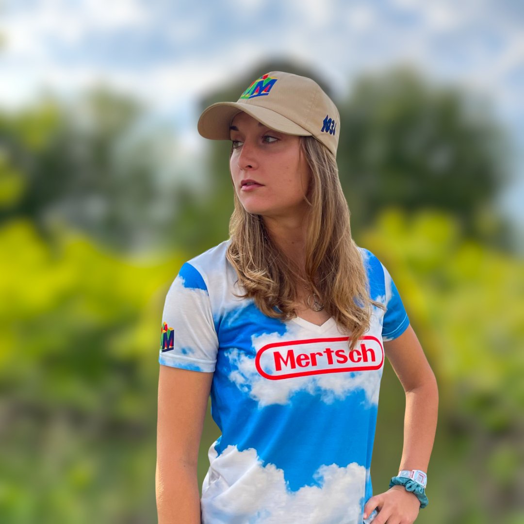 Perks and Re-creation Kat Mertsch 1036 Women's V-Neck Jersey Disc Golf