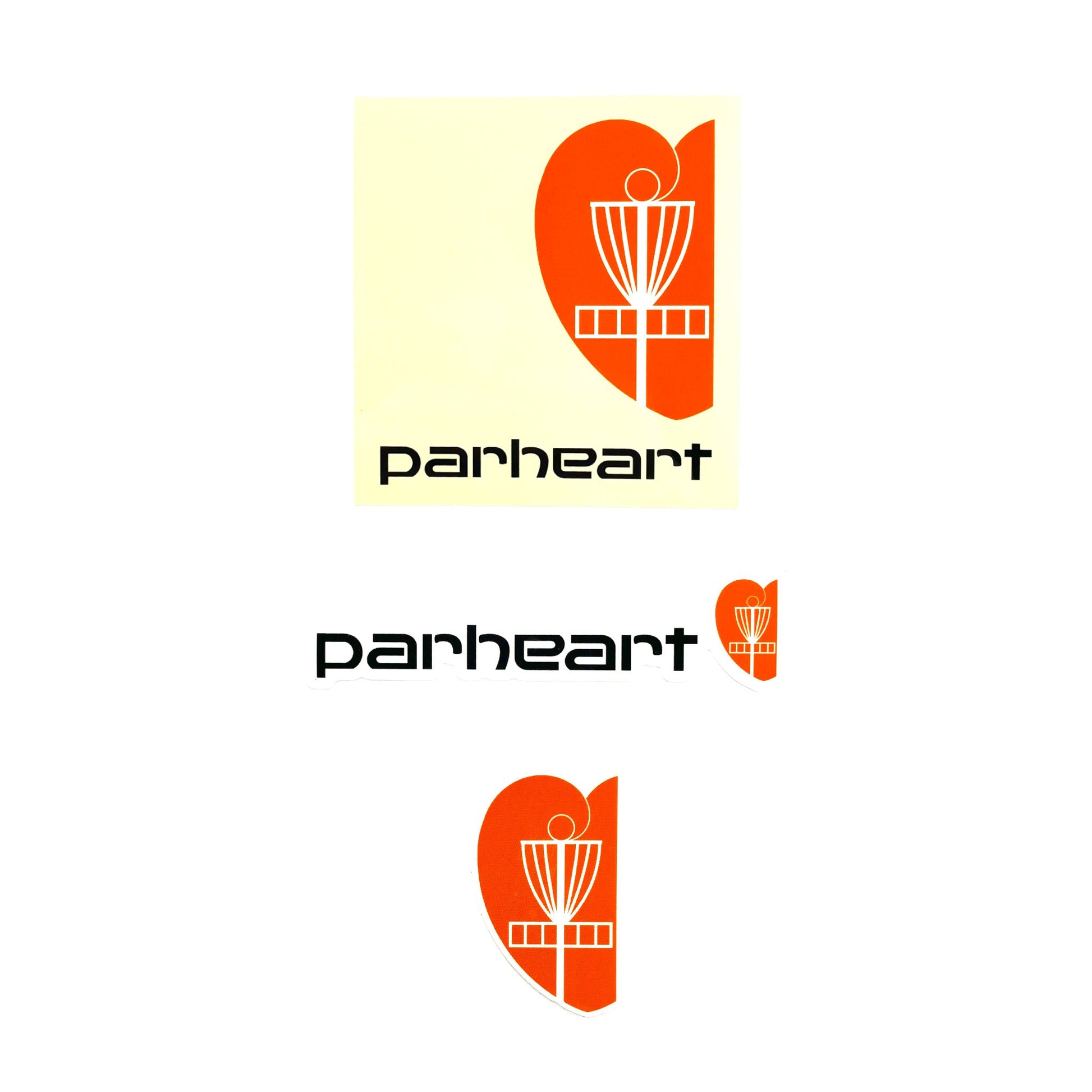 Perks and Re-creation Parheart Sticker Pack Disc Golf