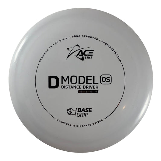 Prodigy Disc D Model OS | Base Grip | White/Black 140g Disc Golf