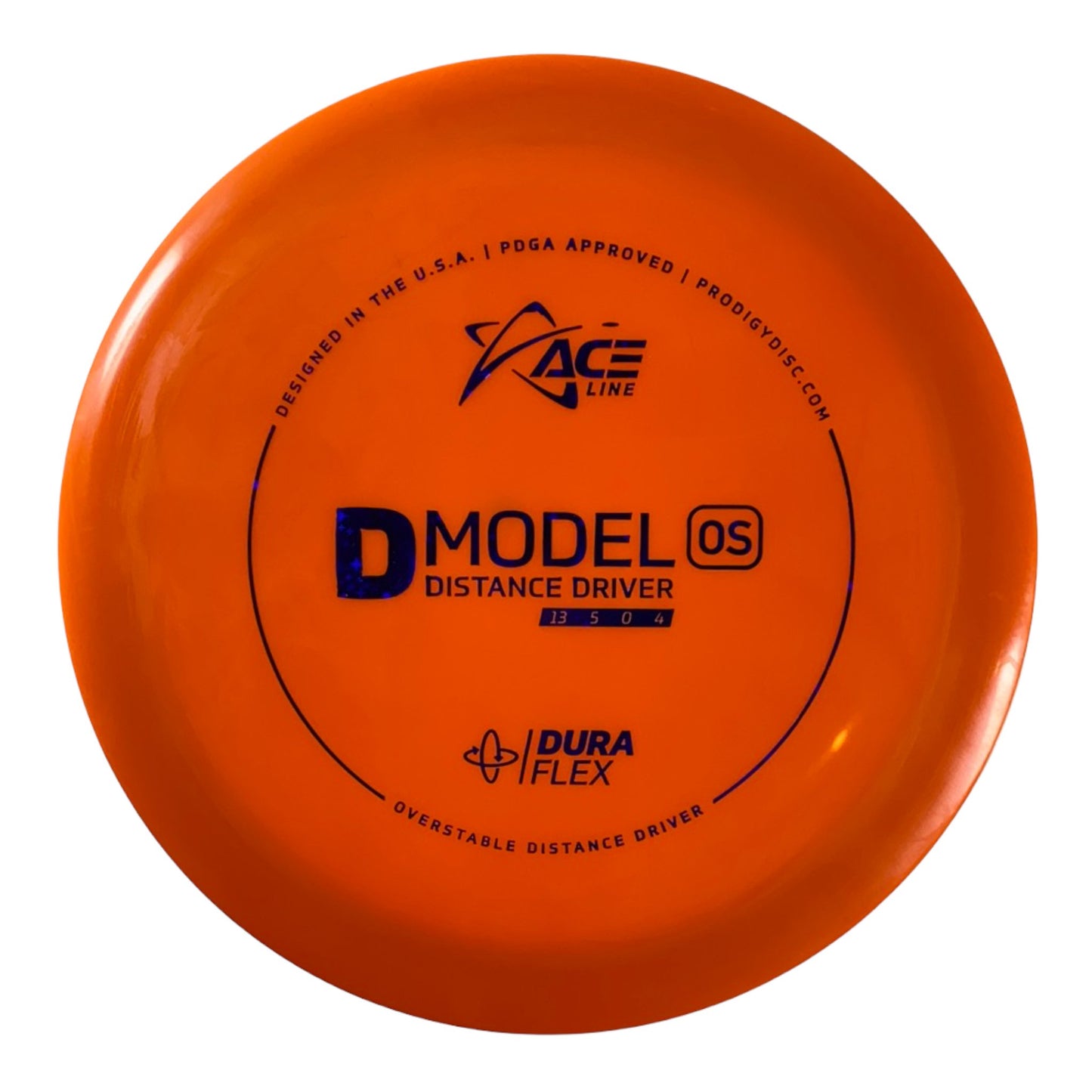 Prodigy Disc D Model OS | Dura Flex | Orange/Blue 173-174g Disc Golf