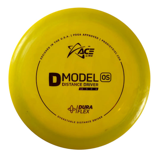 Prodigy Disc D Model OS | Dura Flex | Yellow/Red 174g Disc Golf