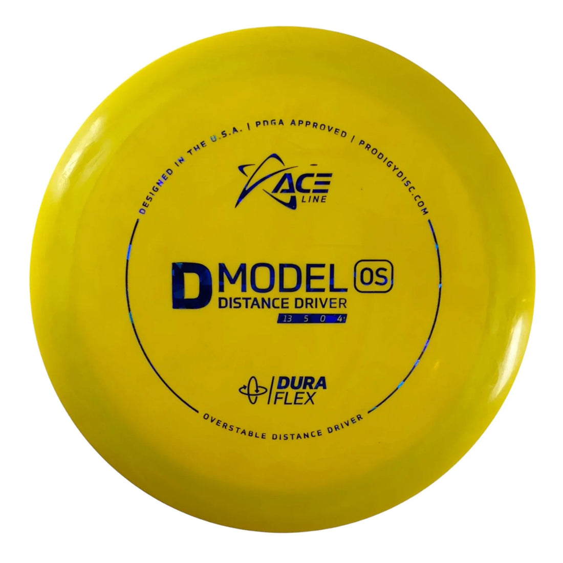 Prodigy Disc D Model OS | Dura Flex | Yellow/Blue 173g Disc Golf