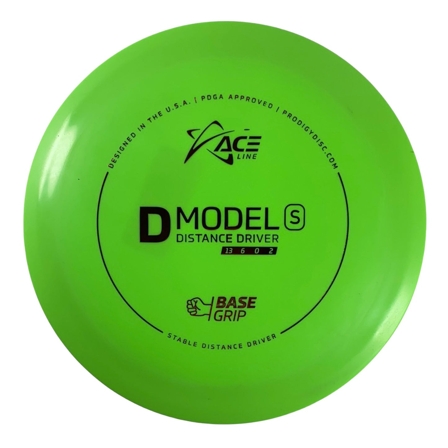 Prodigy Disc D Model S | Base Grip | Green/Red 165g Disc Golf