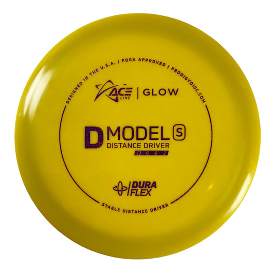 Prodigy Disc D Model S | Dura Flex Glow | Yellow/Purple 174g Disc Golf