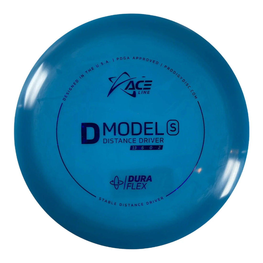 Prodigy Disc D Model S | Dura Flex | Blue/Blue 174 - 175g Disc Golf