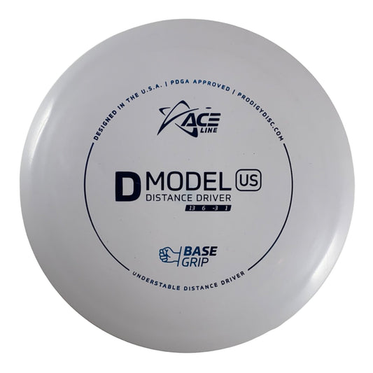 Prodigy Disc D Model US | Base Grip | White/Blue 162-165g Disc Golf