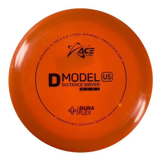 Prodigy Disc D Model US | Dura Flex | Orange/Red 174g Disc Golf