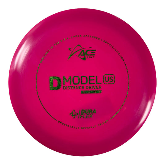 Prodigy Disc D Model US | Dura Flex | Pink/Green 174g Disc Golf