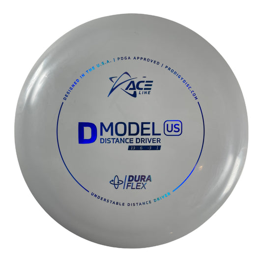 Prodigy Disc D Model US | Dura Flex | White/Blue 173-174g Disc Golf