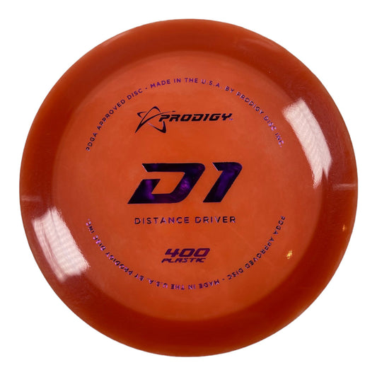 Prodigy Disc D1 | 400 | Orange/Purple 173-174g Disc Golf