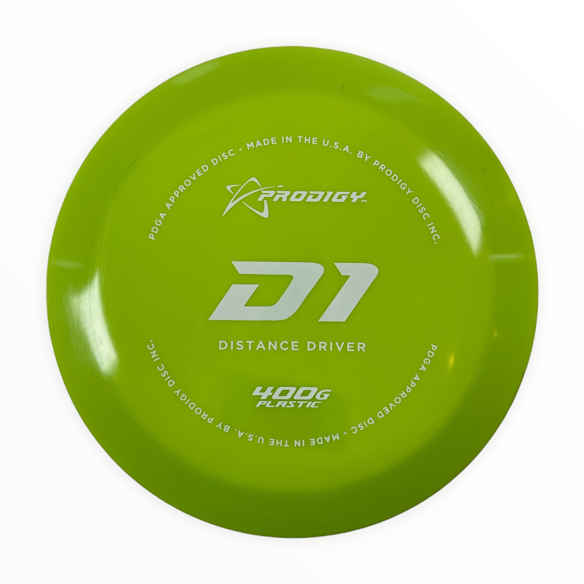 Prodigy Disc D1 | 400G | Green/White 162g Disc Golf