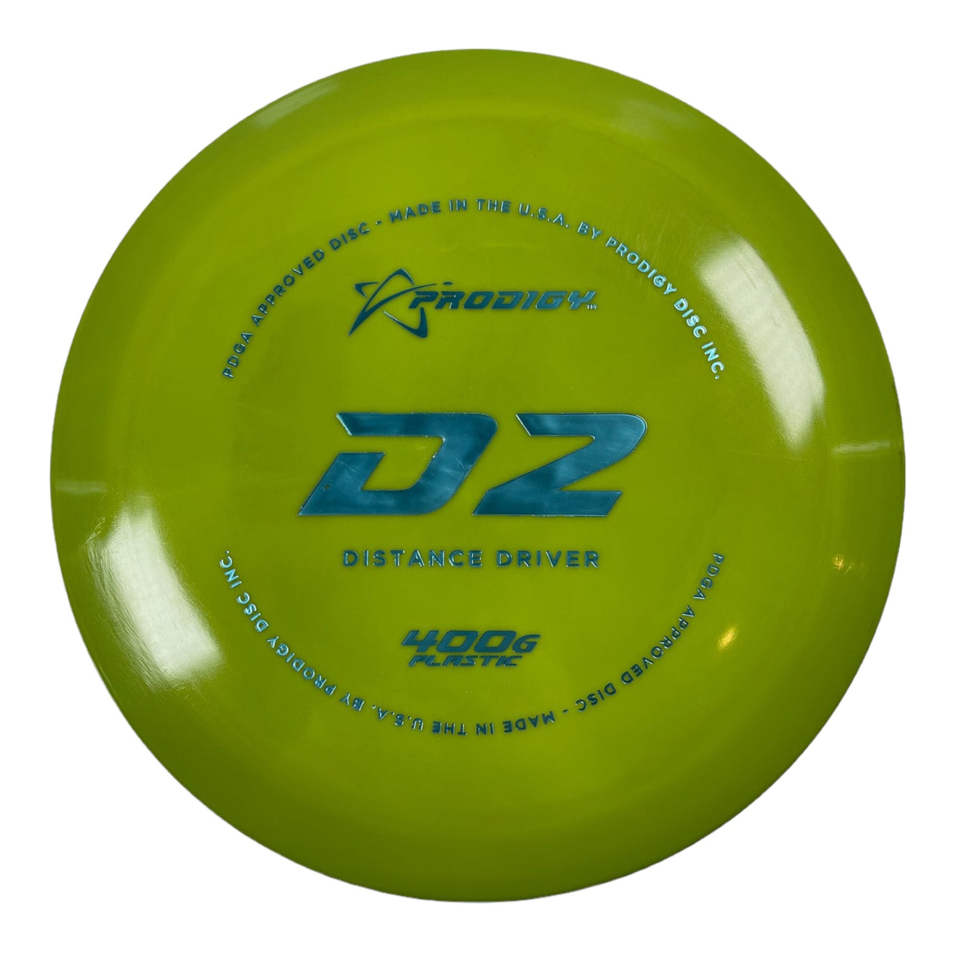 Prodigy Disc D2 | 400G | Green/Silver 174g Disc Golf