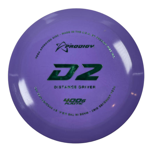 Prodigy Disc D2 | 400G | Purple/Mint 173-174g Disc Golf