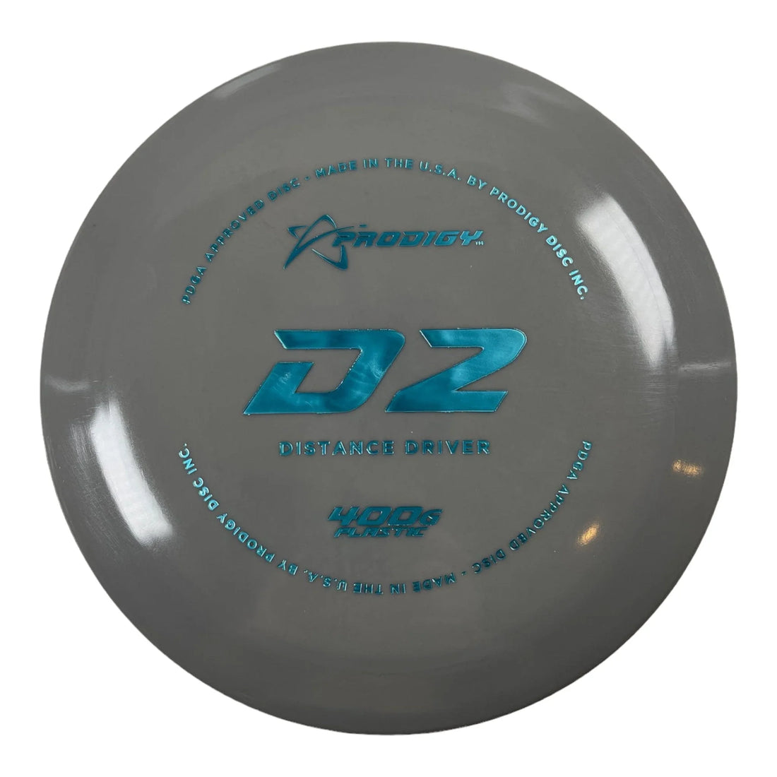Prodigy Disc D2 | 400G | Grey/Blue 174g Disc Golf