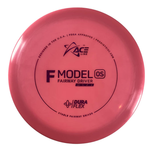 Prodigy Disc F Model OS | Dura Flex | Pink/Pink 173g Disc Golf