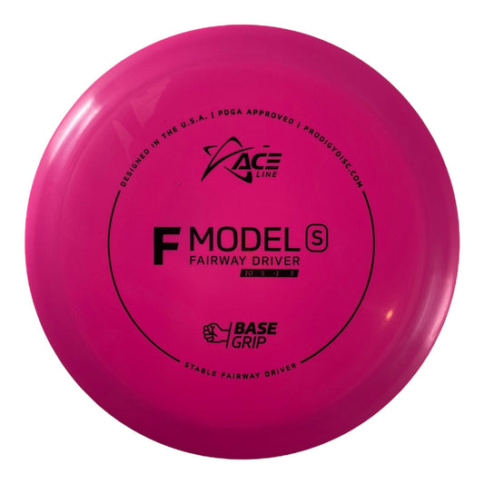 Prodigy Disc F Model S | Base Grip | Pink/Black 165g Disc Golf