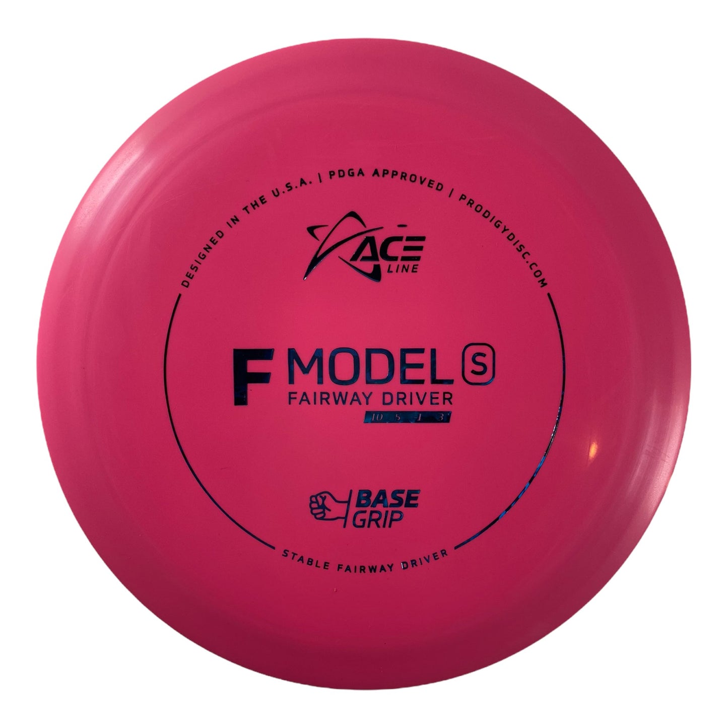 Prodigy Disc F Model S | Base Grip | Pink/Blue 174g Disc Golf