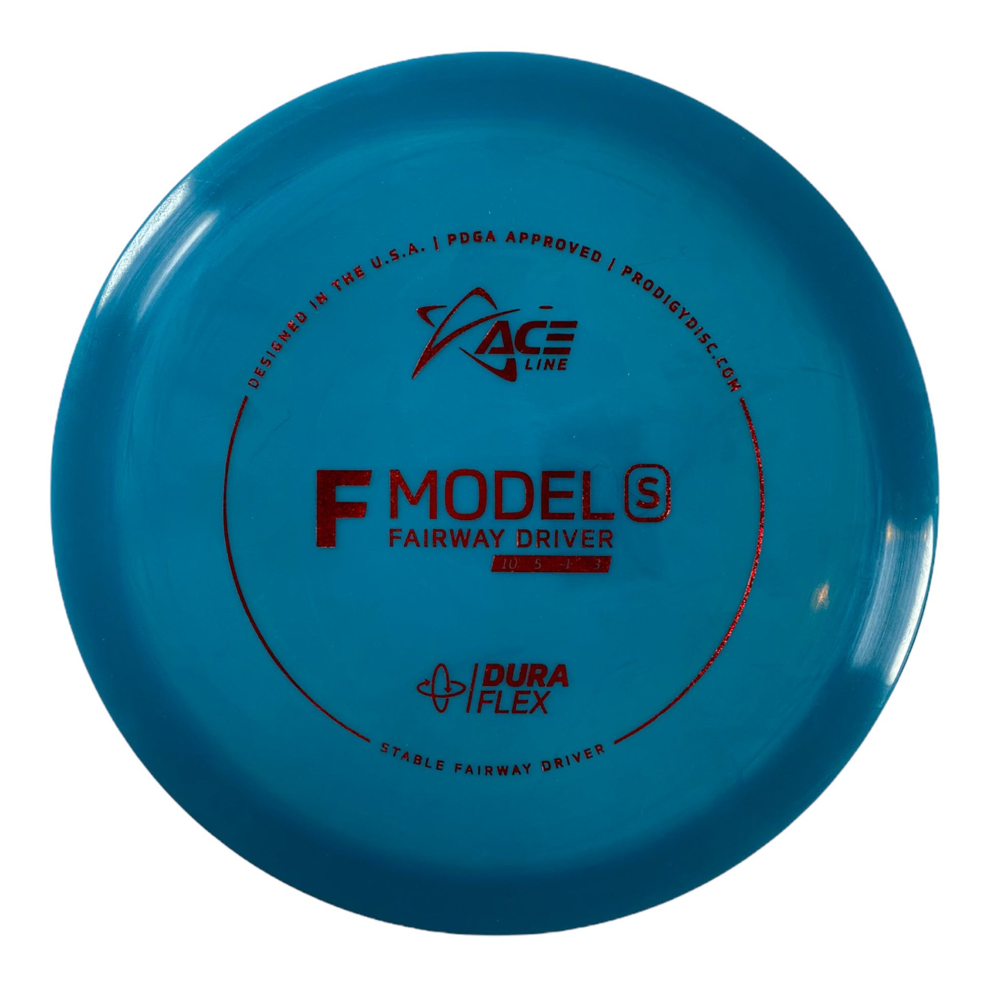 Prodigy Disc F Model S | Dura Flex | Blue/Red 175g Disc Golf