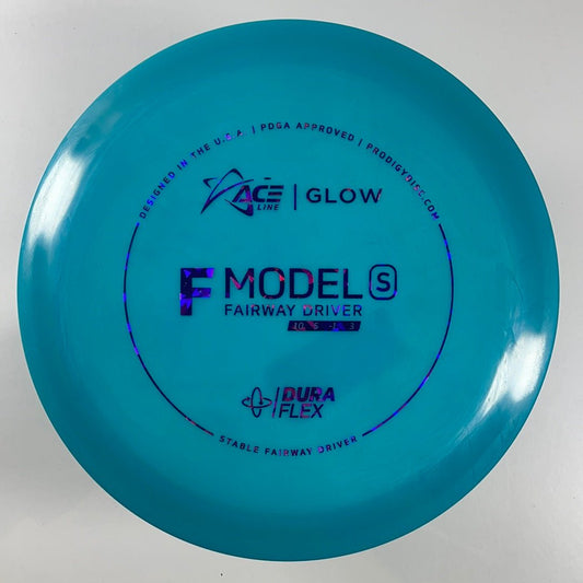 Prodigy Disc F Model S | Dura Flex Glow | Blue/Purple 174g Disc Golf