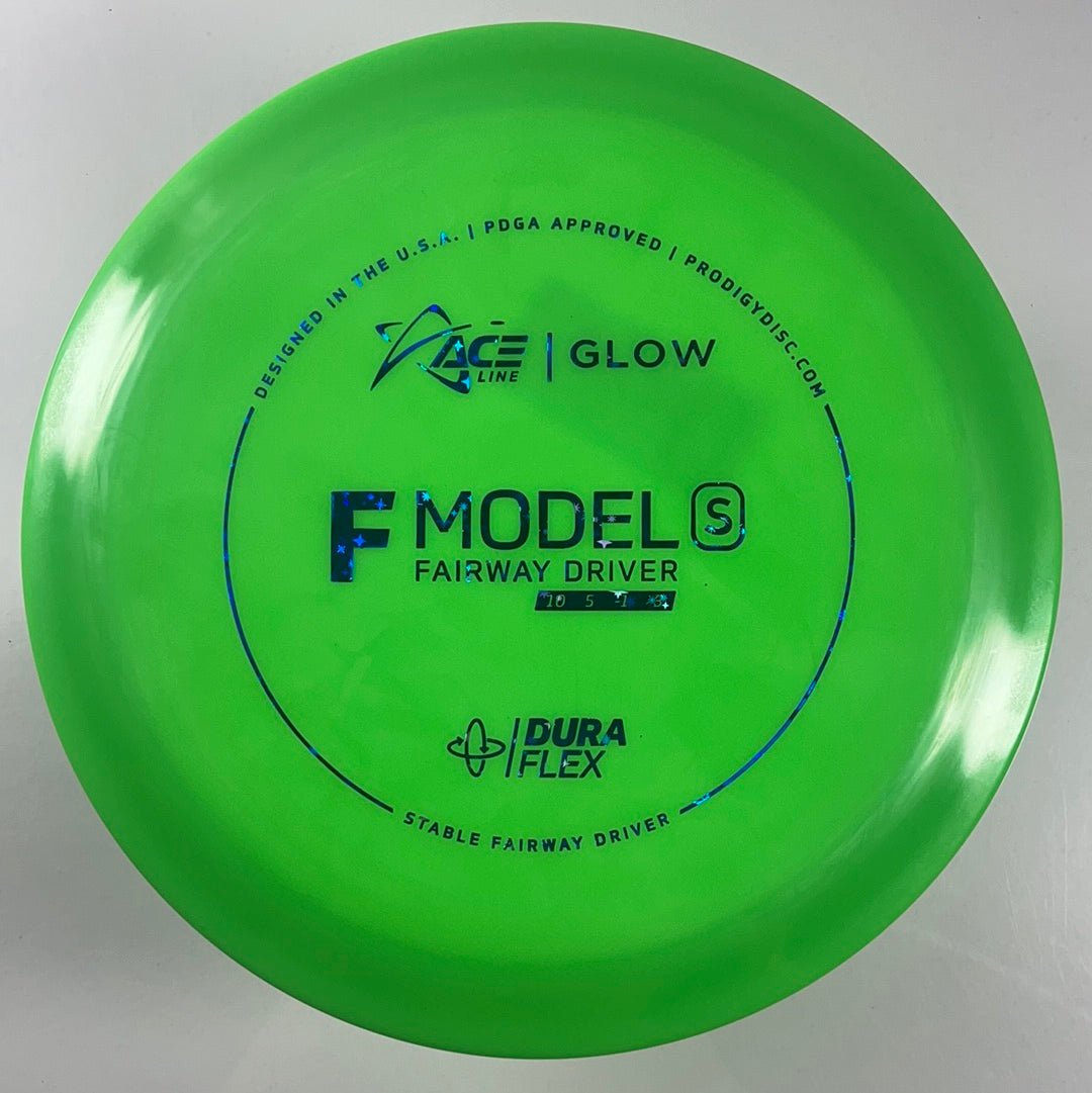 Prodigy Disc F Model S | Dura Flex Glow | Green/Blue 175g Disc Golf