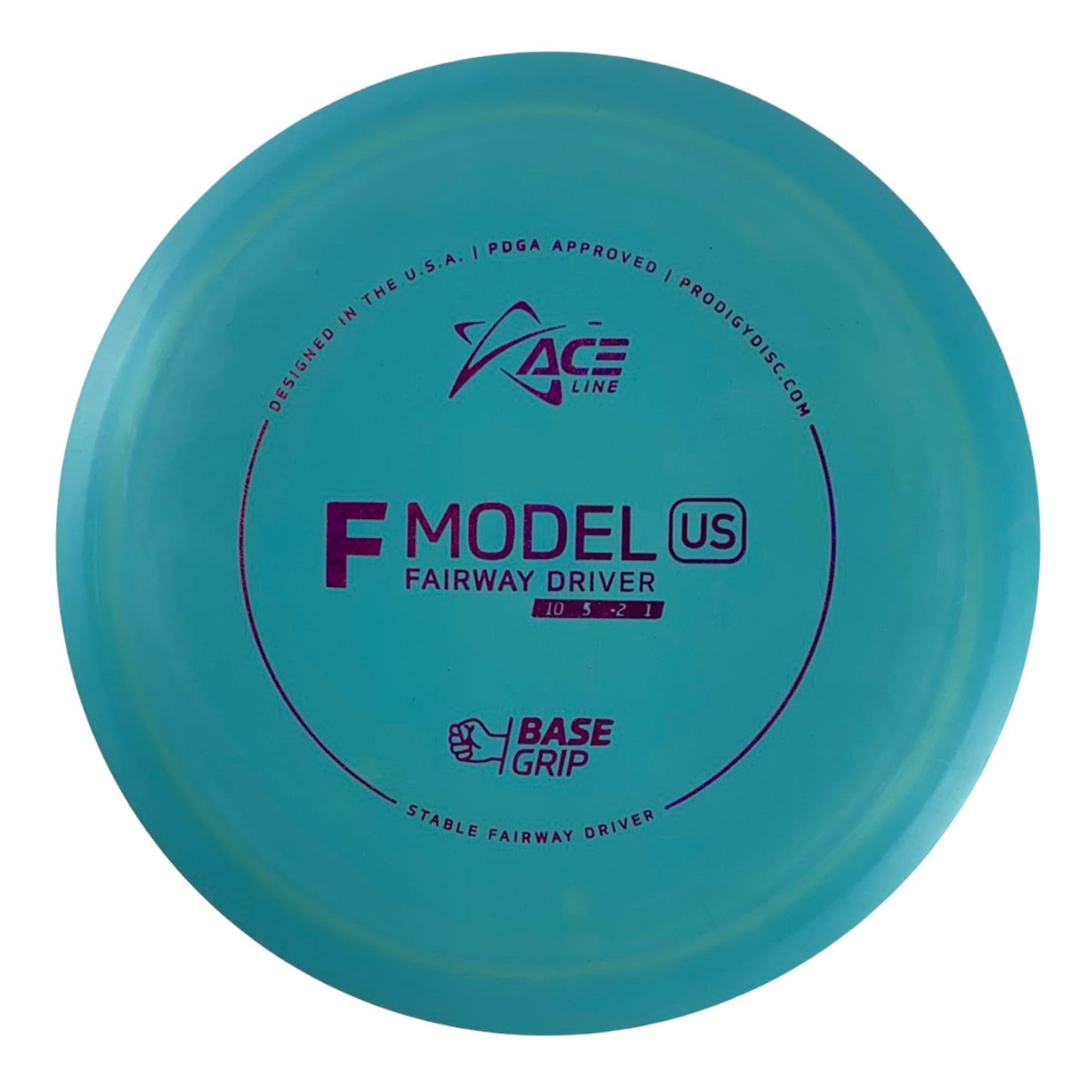 Prodigy Disc F Model US | Base Grip | Aqua/Pink 174-175g Disc Golf