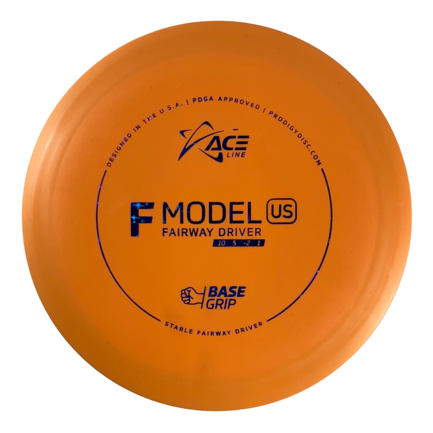 Prodigy Disc F Model US | Base Grip | Orange/Blue 173g Disc Golf