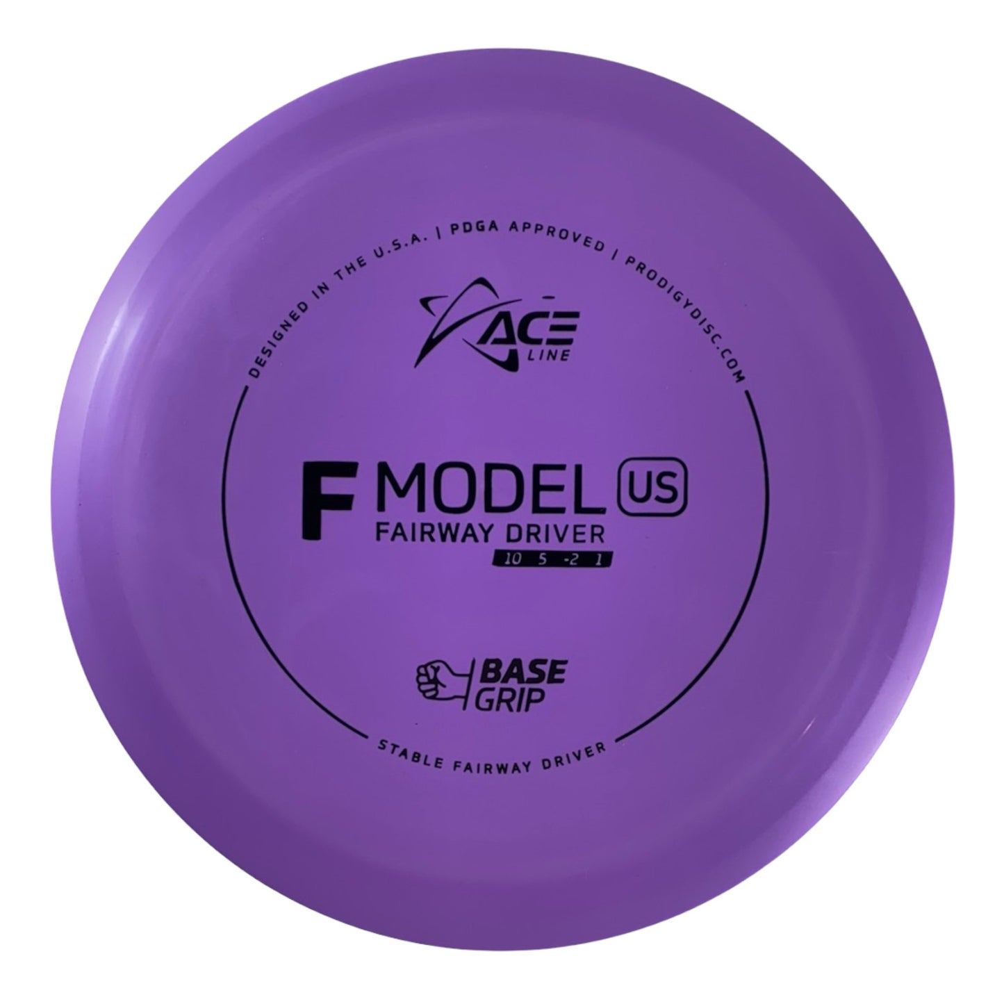 Prodigy Disc F Model US | Base Grip | Purple/Black 174g Disc Golf