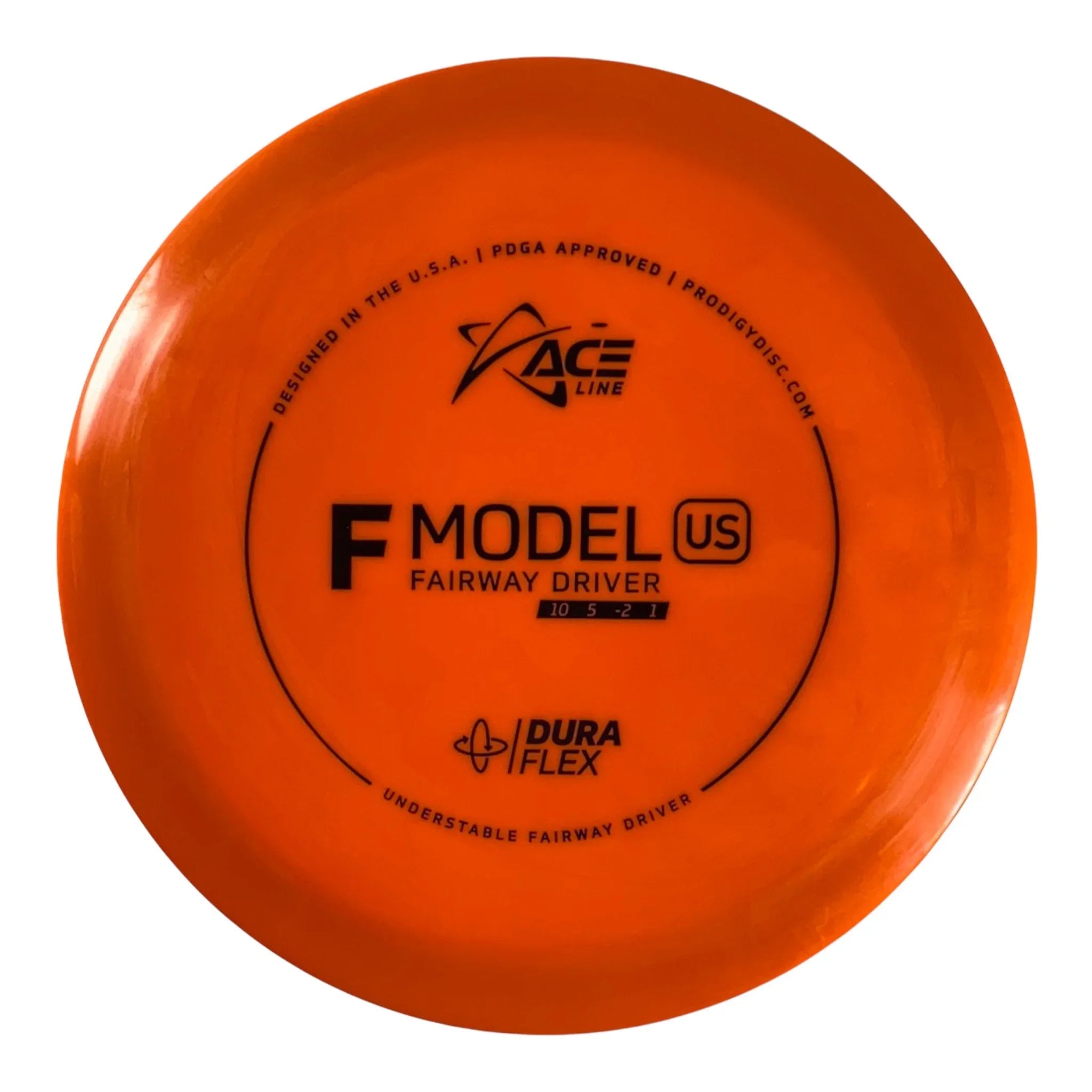 Prodigy Disc F Model US | Dura Flex | Orange/Black 173 - 174g Disc Golf