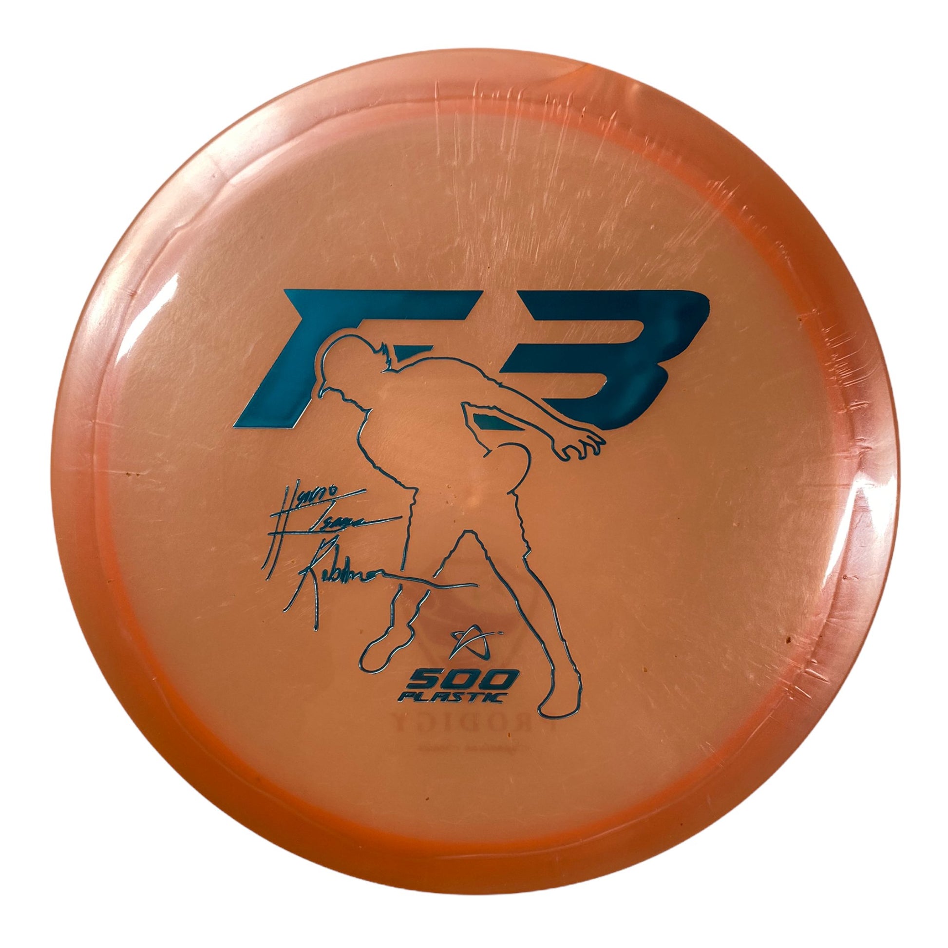 Prodigy Disc F3 | 500 | Peach/Silver 174-175g (Isaac Robinson) Disc Golf
