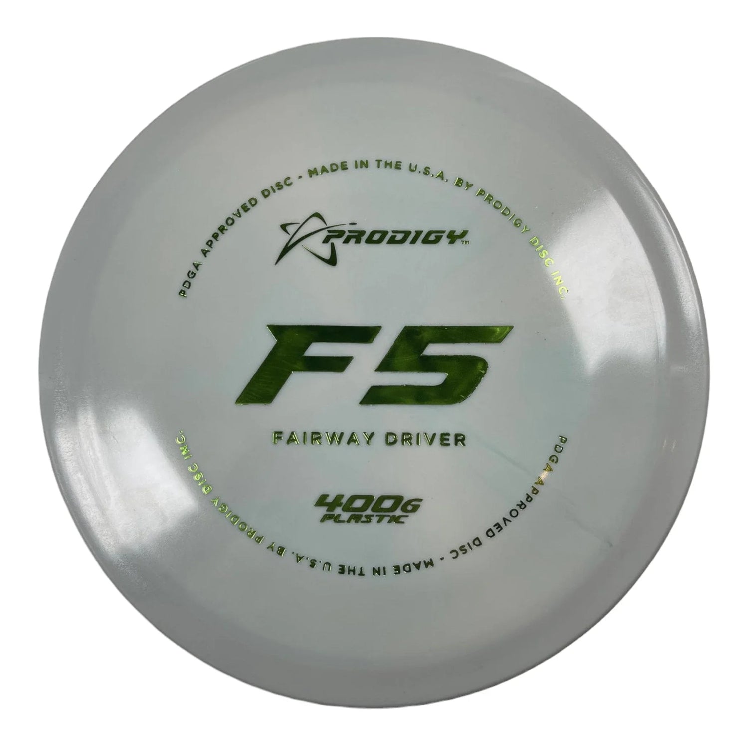 Prodigy Disc F5 | 400G | Grey/Green 176g Disc Golf