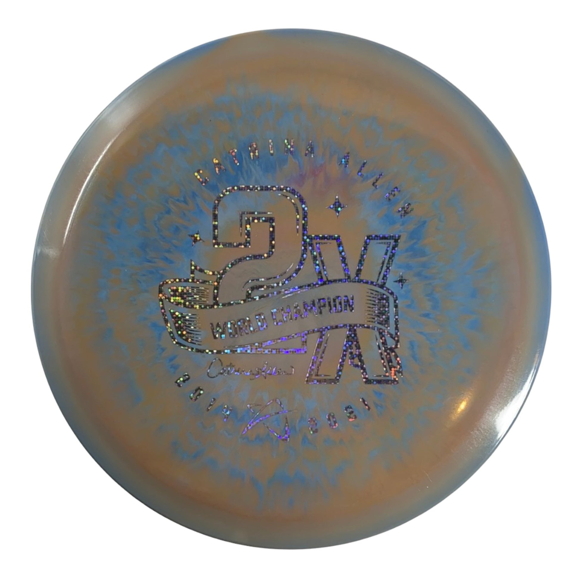 Prodigy Disc F7 | 400G | Blue/Tan/Silver 175g (Catrina Allen) Disc Golf