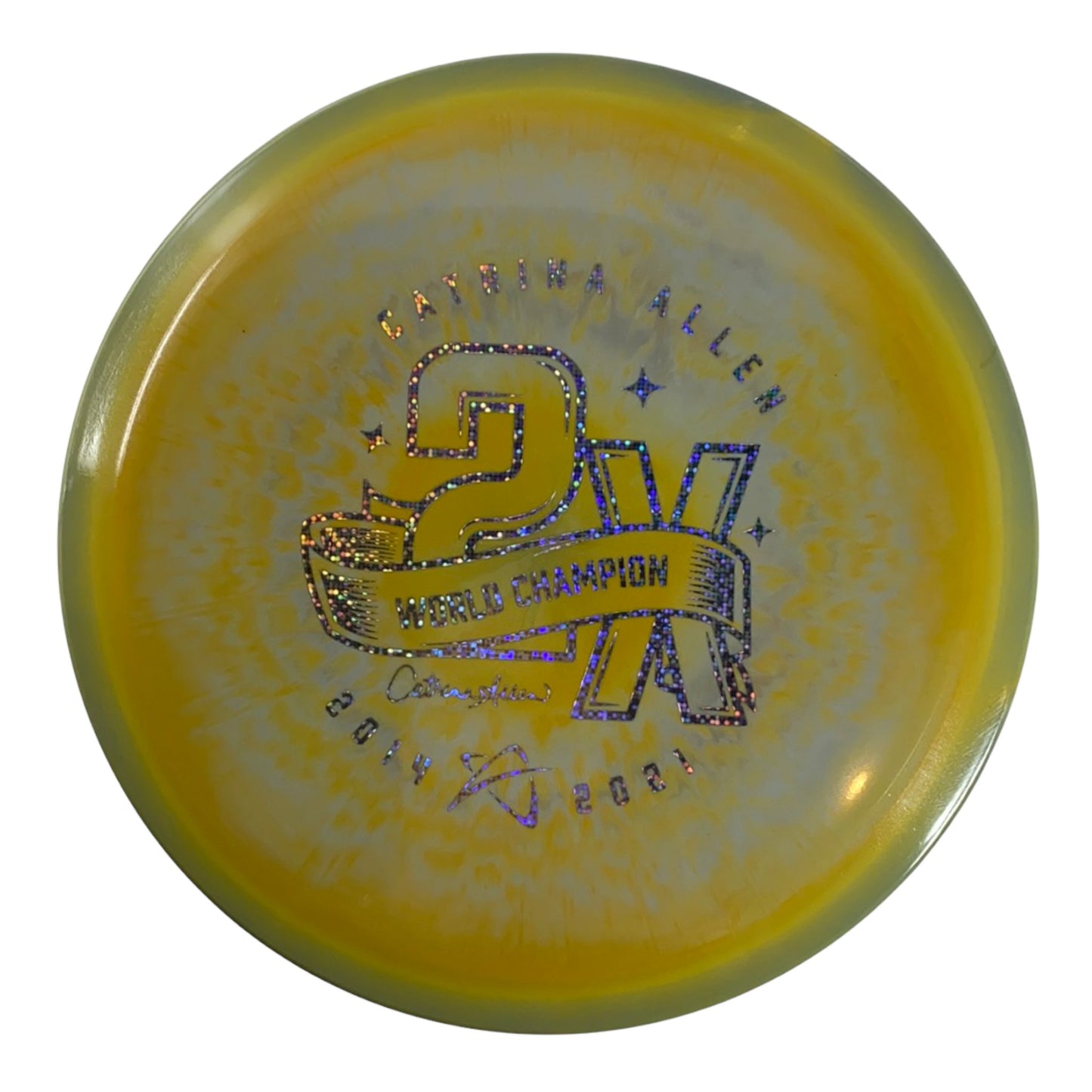 Prodigy Disc F7 | 400G | Green/Yellow/Silver 175g (Catrina Allen) Disc Golf