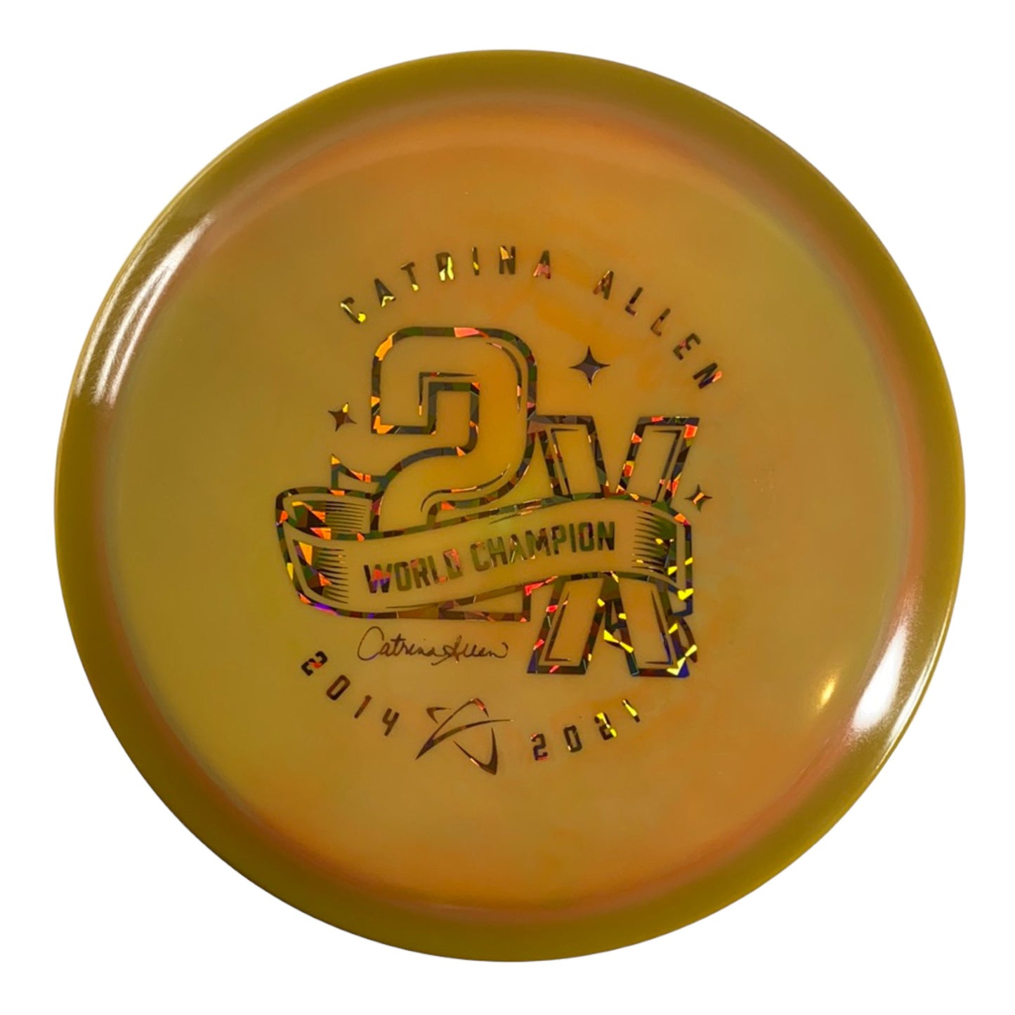 Prodigy Disc F7 | 400G | Orange/Gold 175g (Catrina Allen) Disc Golf