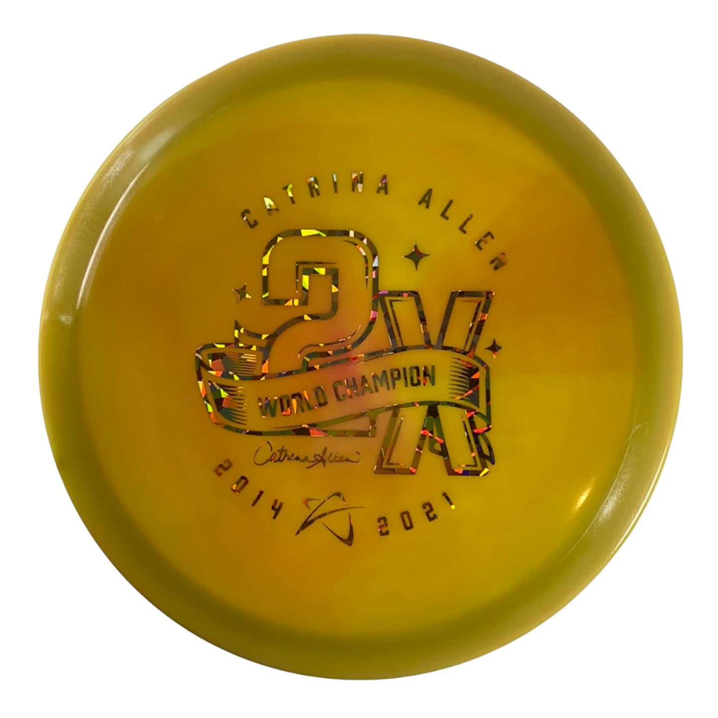 Prodigy Disc F7 | 400G | Yellow/Gold 176g (Catrina Allen) Disc Golf
