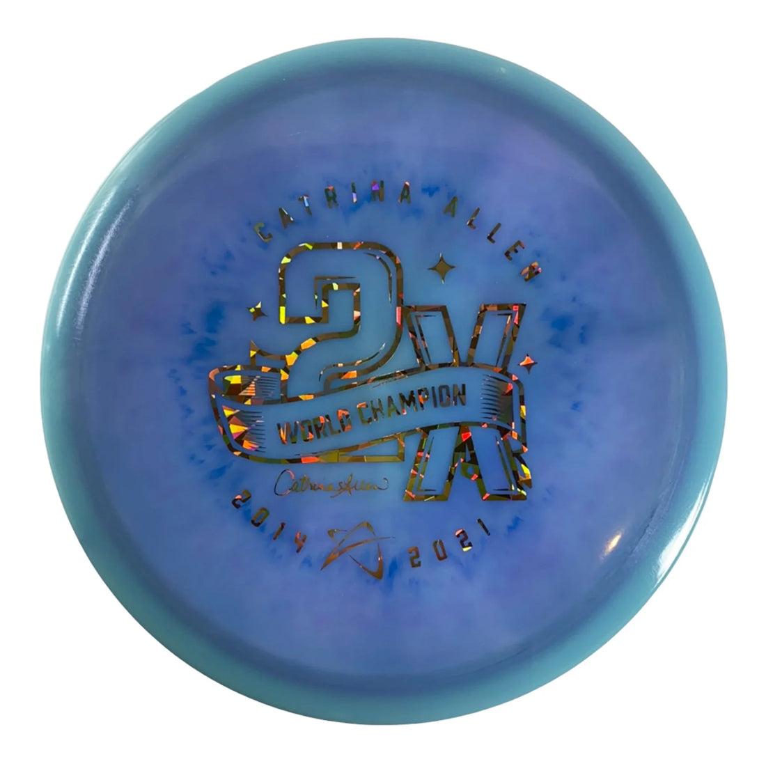 Prodigy Disc F7 | 400G | Blue/Gold 176g (Catrina Allen) Disc Golf