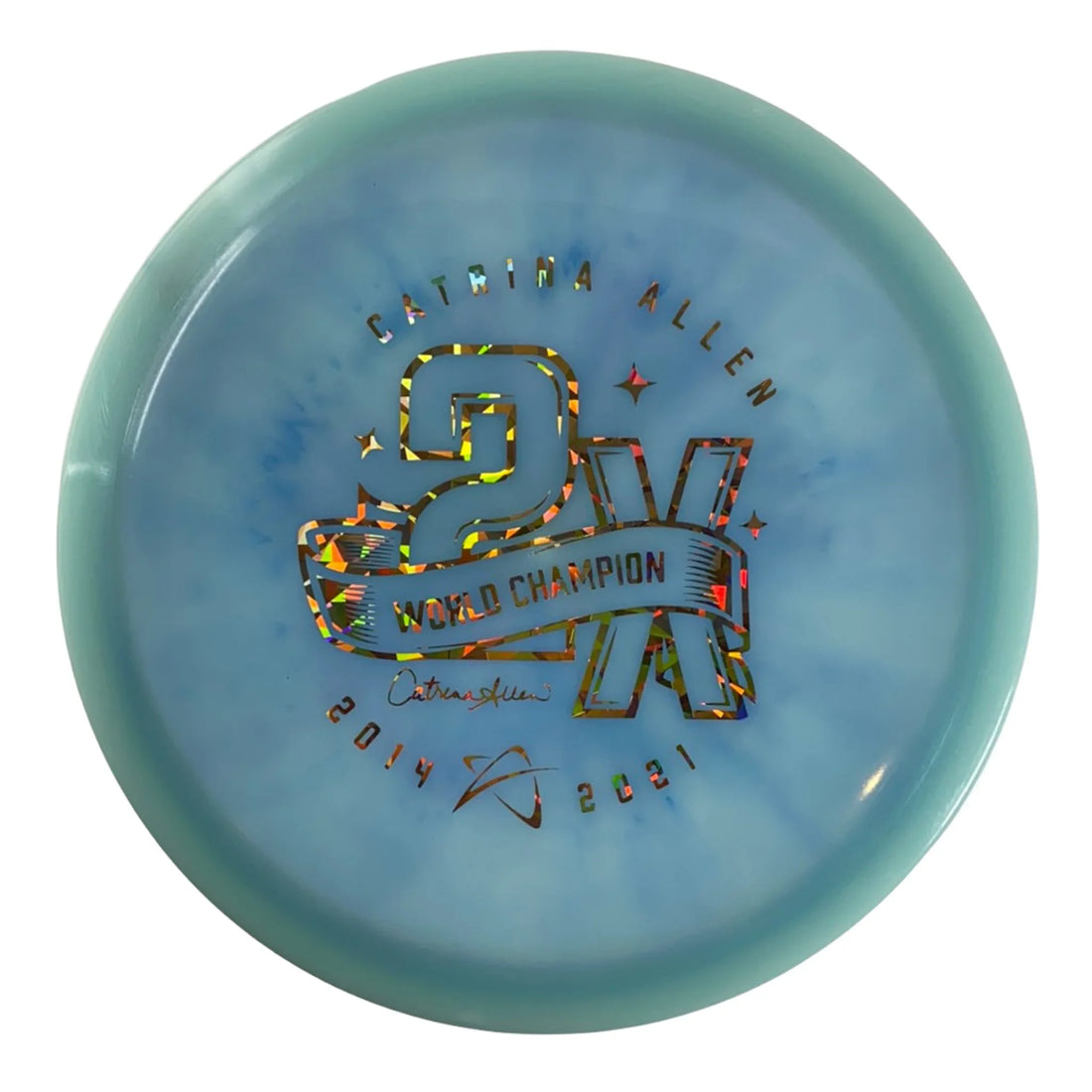 Prodigy Disc F7 | 400G | Blue/Gold 176g (Catrina Allen) Disc Golf