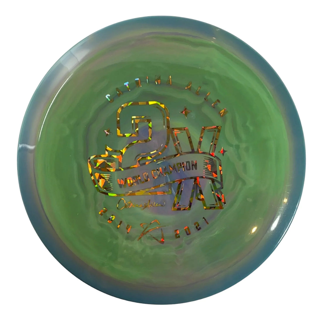 Prodigy Disc F7 | 400G | Green/Blue/Gold 176g (Catrina Allen) Disc Golf