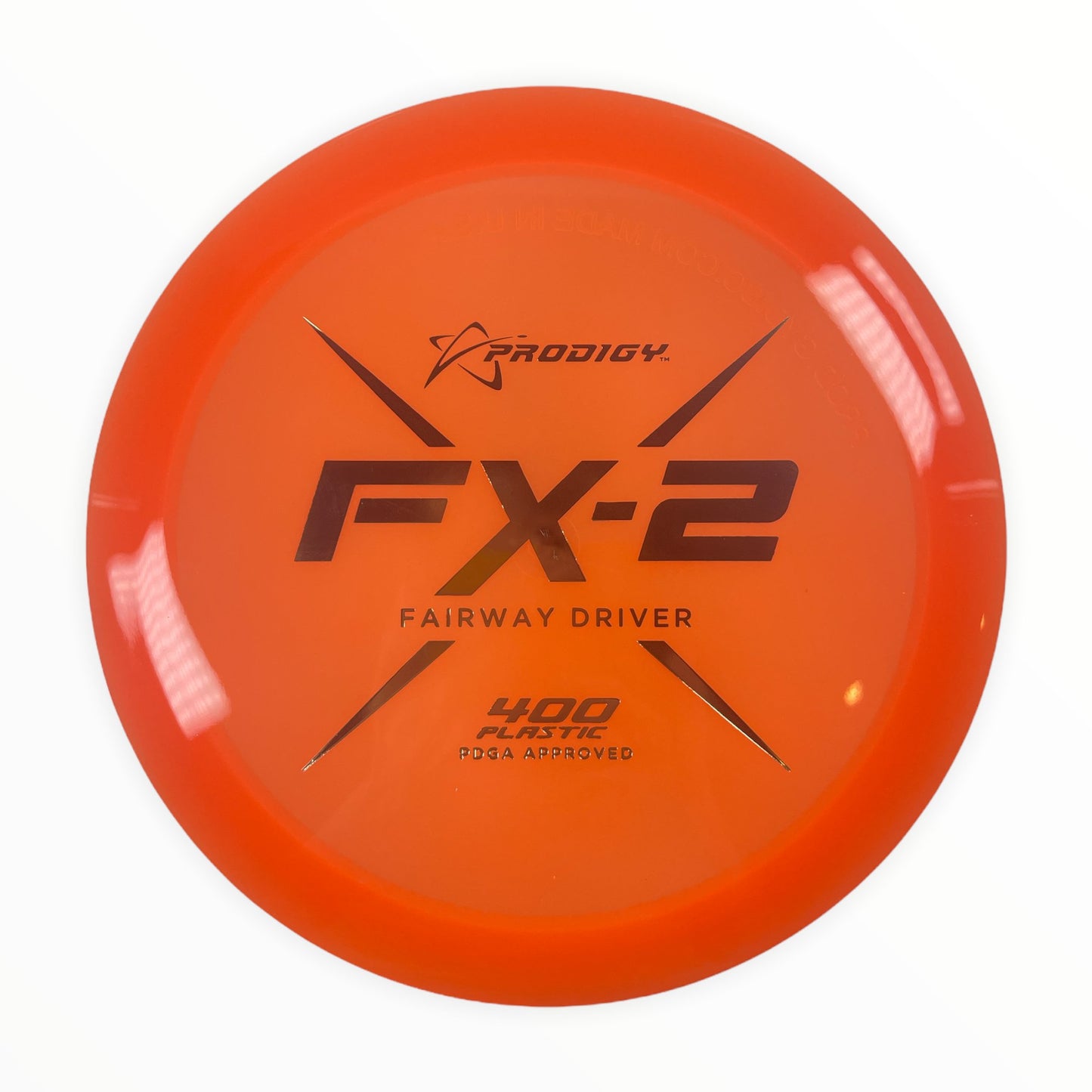 Prodigy Disc FX-2 | 400 | Orange/Gold 174-175g Disc Golf