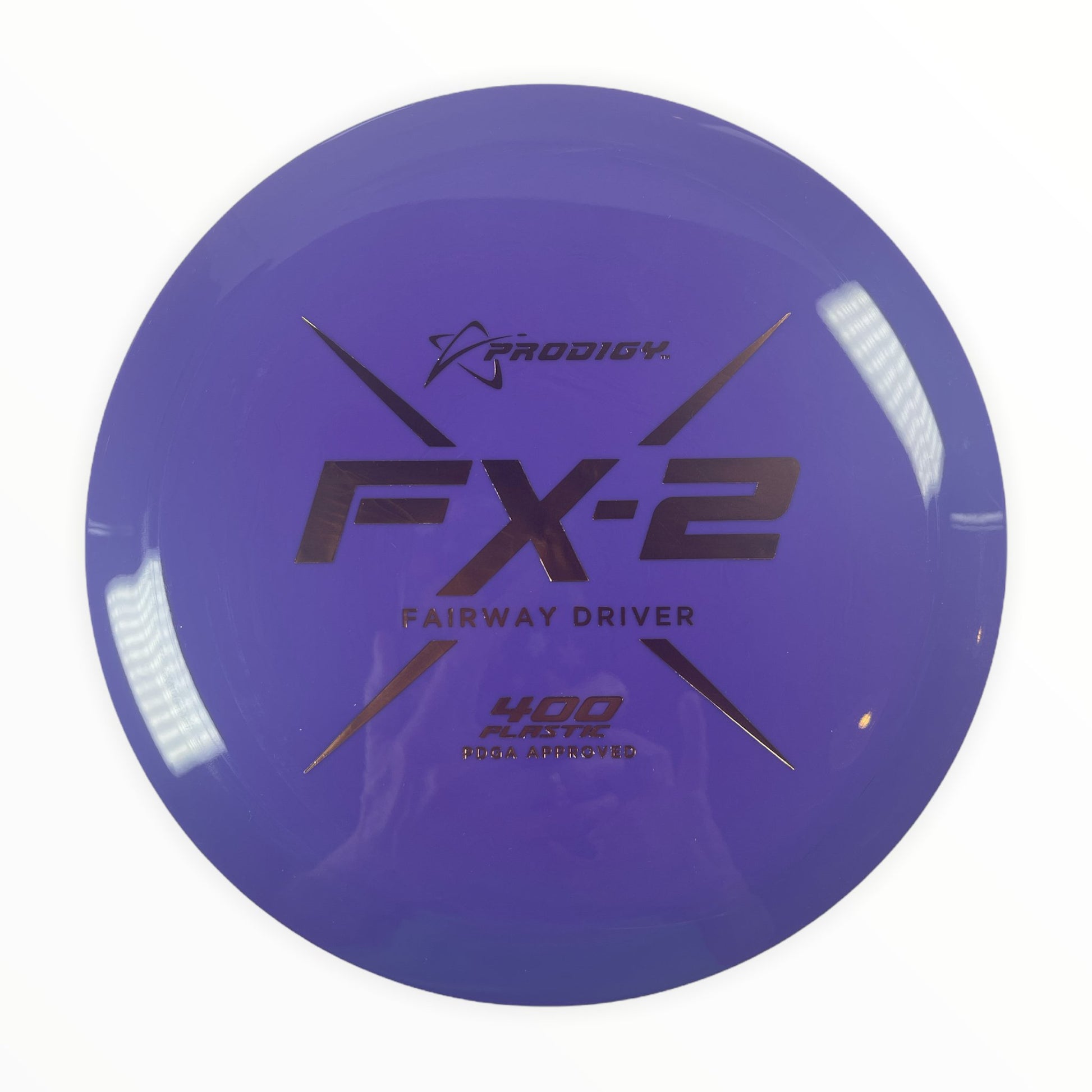 Prodigy Disc FX-2 | 400 | Purple/Gold 170g Disc Golf
