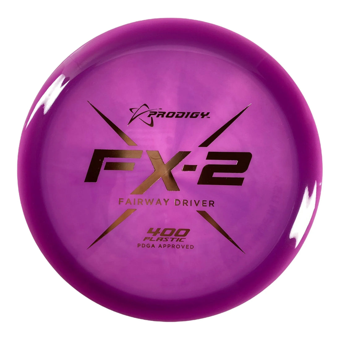 Prodigy Disc FX - 2 | 400 | Purple/Gold 175g Disc Golf