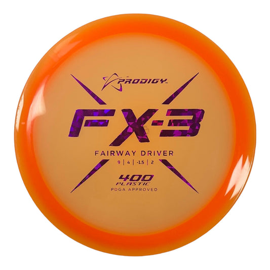 Prodigy Disc FX-3 | 400 | Orange/Pink 173-174g Disc Golf