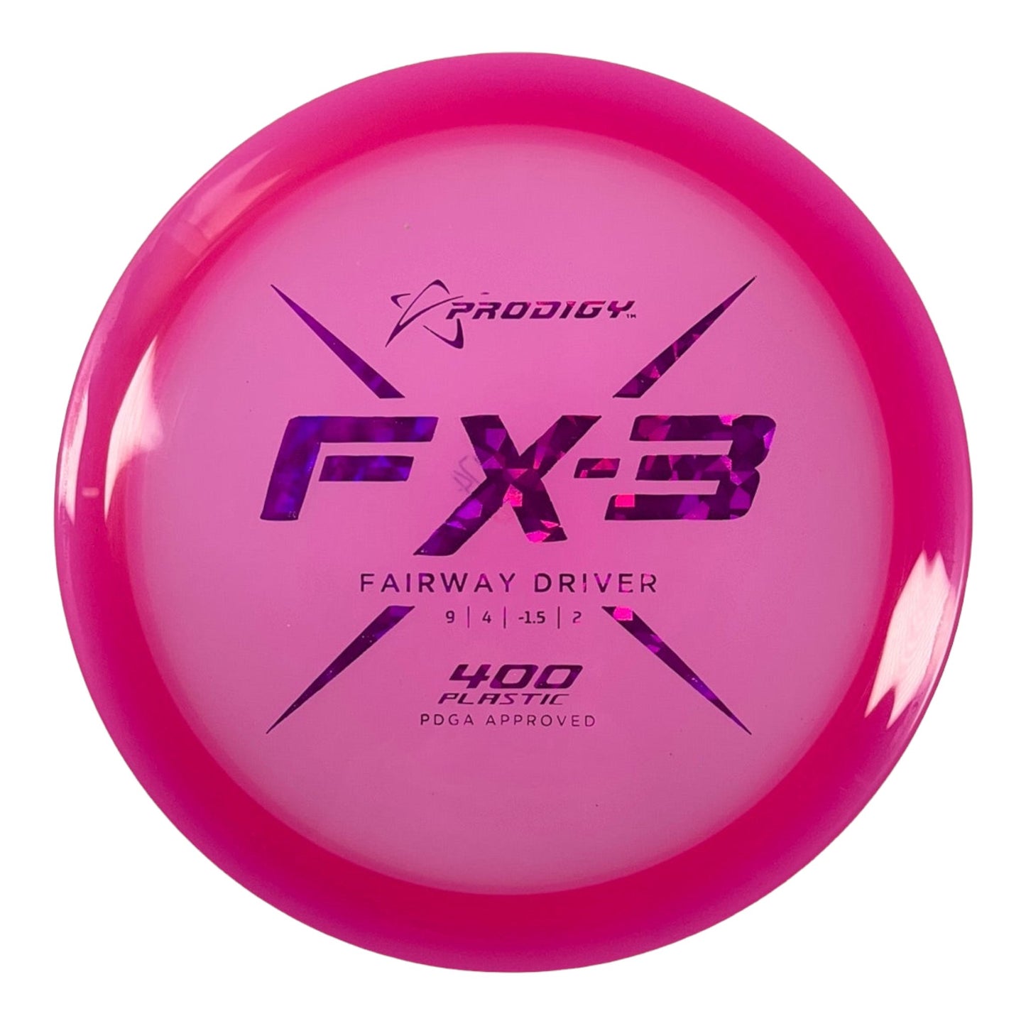 Prodigy Disc FX-3 | 400 | Pink/Pink 174g Disc Golf