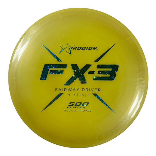 Prodigy Disc FX-3 | 500 | Yellow/Blue 173g Disc Golf