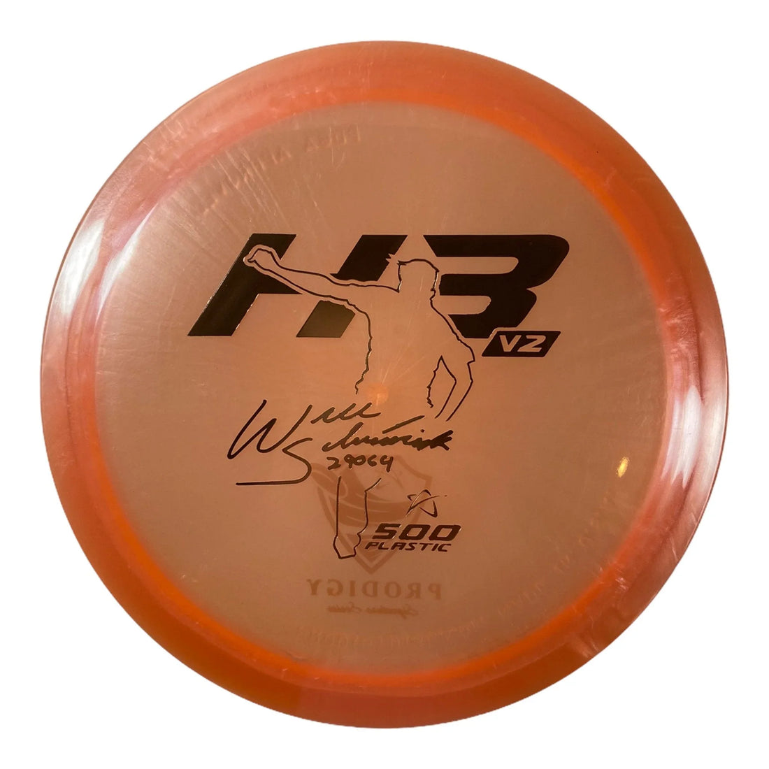 Prodigy Disc H3 V2 | 500 | Coral/Gold 174 - 175g (Will Schusterick) Disc Golf